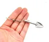 Party Favor 500st Mini Shovel Keychains Metal Spade Keyrings Key Chains KeyFob 3D Tool Trinka Tools SN4131