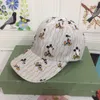 Diseñador de lujo de animal clásico Capilla de béisbol de béisbol Mujeres de bola de impresión al aire libre Summer Cien cascano Toma Sun Protección Sun Hats Retro de calidad superior Caberas para hombres de alta calidad