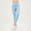 AL-0031 Kvinnor Fashion Yoga Outfit Glossy Yoga Pants Shiny High Maisted Peach Butt Naken Running Fitness Pants