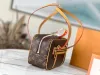 Top quality handbag clutch designer brown flower underarm bag Womens lady shoulder bags Genuine Leather cross body bags