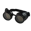 Todo-unissex vintage estilo vitoriano steampunk óculos de soldagem punk óculos cosplay óculos de sol masculino feminino ey342b