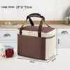 Braccialetti Sanne 6l/14l Borsa termica portatile 600d Borsa termica impermeabile per il pranzo Borsa Bento portatile ispessita per contenitore per il ghiaccio isolato per alimenti