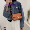 Factory Outlet Gros sacs fourre-tout Celinss à vendre Super Fire 2024 Nouveau sac sous les bras avec arche de texture populaire sur Internet Même style Instagram Chest Stic avec Real L