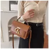 Brand 2024 New Autumn/Winter Handbag Fashion Personalized Letter Diagonal Single Shoulder Double Layer Women's Small Square Bag