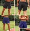 Herr shorts yoga outfit män korta byxor som kör sport basket andas tränare byxor vuxna sportkläder gym träning fitness slitage torr elastisk w435