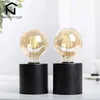 2Pcs Black Battery Powered Table Lamp Wireless Lamps Cordless Light Bedside Lights Candle Holder for Bedroom Wedding Home Decor 240103