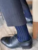 Men's Socks Male Formal Dress Business Sexy Gentleman Suit Breathable Black