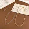 Choker Edelstahl 2 in 1 kleine Würfelketten Halskette für Frauen Gold Silber Farbe Mädchen Party Schmuck Geschenke