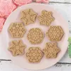 Set di stampi da forno Strumenti per decorare torte Stampo per biscotti natalizi in cartone animato Formine per biscotti in plastica