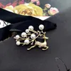 Broches Korea Japanse stijl pins mode strass broche voor kerst kunst herten vlinderblad metallic pin luxe vrouwen