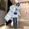 Women's Down Winter Jacka Kvinnor Glossy Waterproof Parka Pock Fashion White Long Jackets Kvinnliga Tjock varma streetwear