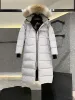 Brand Down Kurtka Wysokiej jakości wysokiej jakości amerykańska amerykańska nowa biała biała kaczka damna damska parker zimowa kurtka z kapturem gęsta ciepła płaszcz kobiet Z6
