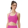 Lu Yoga Bra andningsbara och chock -säkerhet Running Sports Underwear Top Training Fitness Vest