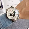 Watches for Mens quartz Luxury watch 46MM 904L stainless steel Chronograph movement ALL dial work Orologio Uomo montre super luminous with box Montre de luxe