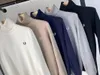 Chandails pour hommes Vêtements d'hiver Pull tricoté avec broderie à revers haut Lâche Jeunesse Mode Urbaine Simple Corée du Sud Tendance