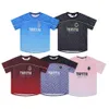 Men Tirt Designer Trapstar Streetwear T-Shirt Monogram Monogram Jersey Summer Loose Quical Dry Dry Sleeve Stirt T-Shirt