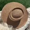 Letnia kapelusz dla kobiet mężczyzn Panama słomy czapki podróżne plażowe słońce szerokie grzbiet Fedora Jazz UV Protection Holiday 240102