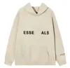 Ess hoodies mens kvinnor designers essent hoodies vinter man för man kvinna klassisk svart vit 1977 essientials set kläder essentialls essentialsweatshirts