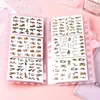 Nail Art Kits 120 Slots Simple Storage For Small Sticker Sorted Book Flower Cover Holder Organizer Accessories