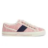 Tennis 1977 Baskets Femmes Hommes Designer Chaussures Lin Luxe Sangle Rayé Semelle En Caoutchouc Élastique Coton Bas-Top Chaussures De Sport Baskets