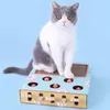 Katt som spelar Toy Hamster Machine Kitten Games Retande Interactive Toys Hunting Scratching Bite Accessories Pet Cat Supplies 240103