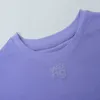 デザイナーTシャツの手紙プリントスリム数百夏の女性の綿の丸いネックトップ