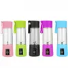 Mini Portable Blender Milkshake Cup with USB RADERABLE 6 Blades Mini Fruit Juice Mixer Shake Take Juice Cup Automatisk färsk squeezer multifunktionsmaskin