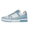 Virgil Trainer Series sneakers Heren Dames Designer Schoenen Abloh denim canvas Lederen Platform Reliëf Met diamant Trainers letter overlays mode schoenen