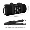 Bolsas al aire libre Código Bushido negro Deporte Samurai Kanji con zapatos Bolsa de gimnasio Portátil Hombre Mujer Diseño Bolso Entrenamiento Retro Fitness