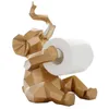 Статуя животного, держатель для туалетной бумаги, стол, гостиная, офис, ресторан, подвесная бумага, фигурка слона, домашний декор 240102