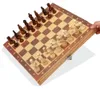 Wooden Folding Large Board Magnetic Chess 32 Set Pieces Interior Travel Board Party Game Table For Storage Portable Set Kid 240102