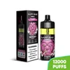 Partihandel laddbar 12k puffar engångsspuffar 12000 16 ml mesh spolvape juice bästa smak ecigarett