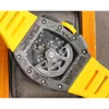 Superclone Automatikuhr für Herren Herrenuhr Superclone AAA Mechanische Uhr Designer Richa Miles Armbanduhren RM1103 Chronograph NTPT Kohlefasergehäuse Hallo TIOR