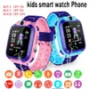 Montres Q12 Children Smart Watch SOS Téléphone Regardez Smartwatch pour les enfants avec une carte SIM Photo étanche IP67 Gift pour enfants pour iOS Android Z5S