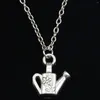 Chains 20pcs Fashion Necklace 18x15mm Watering Can Gardening Pendants Short Long Women Men Colar Gift Jewelry Choker