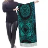 Bufandas Bufanda de borla grande 196 68 cm Pashmina Invierno Cálido Mantón Wrap Bufanda Mujer Geométrica Floral Cashmere