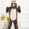 Costume adulte flanelle pyjamas mignon dessin animé Chipmunk Animal hiver vêtements de nuit femmes dames pyjama ensemble femme à capuche Homewear pyjama