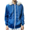 Men's Sweatshirt Undertale Sans Blue Coat Cosplay Jacket Hoodie Cardigan Sweatshirts Casual Men's Solid Costume Oversized 240103