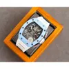Superclone Automatikuhr für Herren Herrenuhr Superclone AAA Mechanische Uhr Designer Richa Miles Armbanduhren RM1103 Chronograph NTPT Kohlefasergehäuse Hallo AMLK