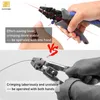 Upgraded Muti-Function 7.17 inch Crimpers Swager High Carbon Steel Fishing Pliers Wire Rope Leader Crimping Tool