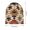 Bérets Sud-Ouest Boho Prints Knit Hat Gentleman Military Cap Homme Femme