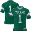 Men College Football Tulane Green Wave University 21 Makhi Hughes 7 Michael Pratt 6 Lawrence Keys III 4 Jhaquan Jackson 17 Chris Brazzell II 99 Jesus Machado