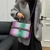 Akşam çantaları çok renkli küçük kare çanta kadınlar için en iyi marka omuz tasarımcısı çanta klasik femme femme desen crossbody