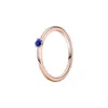 Pandoras ringdesigner smycken för kvinnor original kvalitet band ringar smycken 925 silver ring charm stellar blå ringar