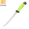 Neue Golf Serie Messer Filet Messer Tasche Metall Laser PP Edelstahl für Angeln Antihaftbeschichtung PP + TPR weichen Griff Angeln