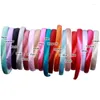 Acessórios de cabelo 200pcs fita de moda coberta de resina headbands para meninas mulheres elásticas hairband u escolher cor