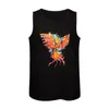 Men's Tank Tops Phoenix Top Bodybuilding Clothing Man Sexy Clothes Men Anime Gym