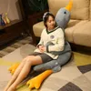 50-190cm Giant Goose Plush Toys Soft Stuffed Boba Duck Sleep Pillows Cute Animal Big Goosey Floor Mat Dolls Girl Christmas Gifts 240102