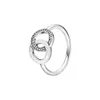Kadınlar için Pandoras Ring Tasarımcı Takıları Orijinal Kalite Bant Yüzük Mücevherleri 925 Gümüş Yüzük Tahmin