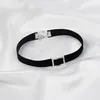 Choker gotisk punk geometrisk kristall sammet halsband för kvinnor strass krage charm halsband femme nacke smycken fest gåva